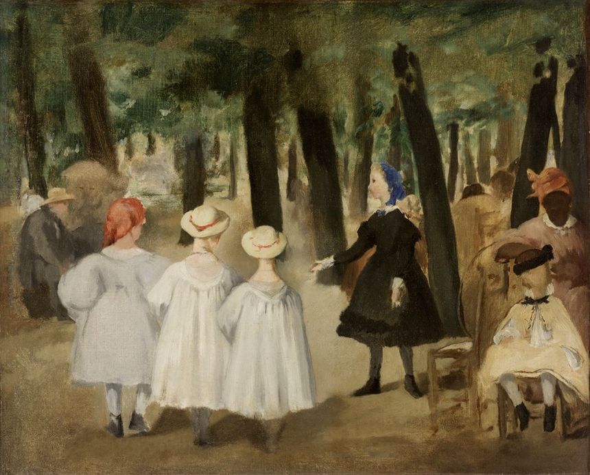 Children at the Tuileries, oil on canvas, 1861-1862, Rhode Island Museum.