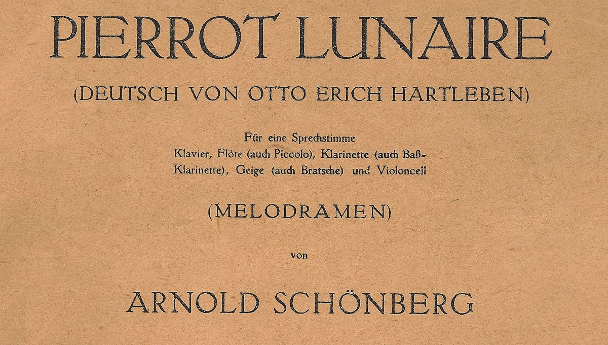 October 16, 1912, premiere of Pierrot lunaire by Schoenberg, a significant date