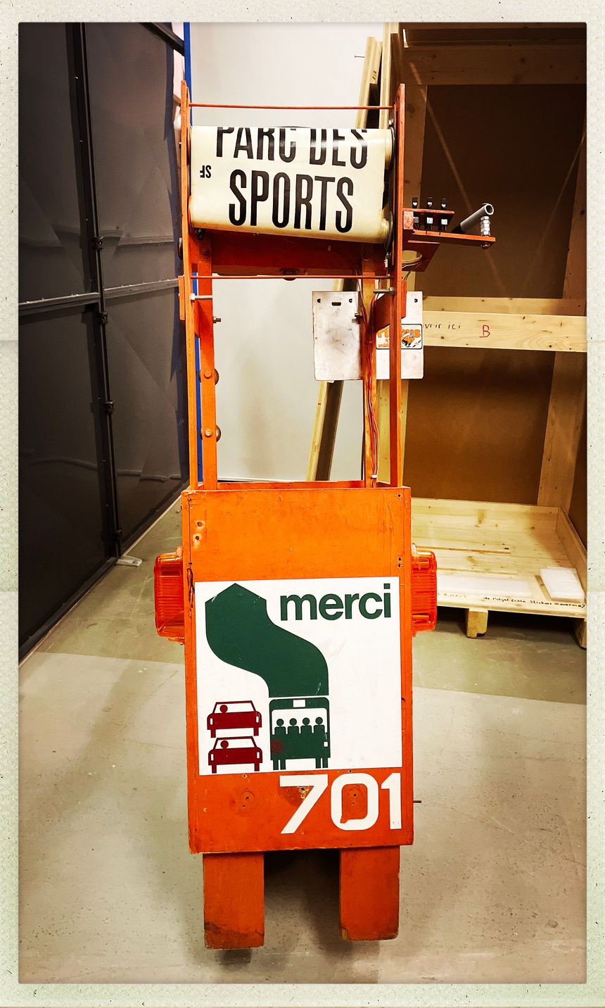 Trolley 701 by Martial Richoz - Collection de l'Art Brut (Lausanne, Switzerland)