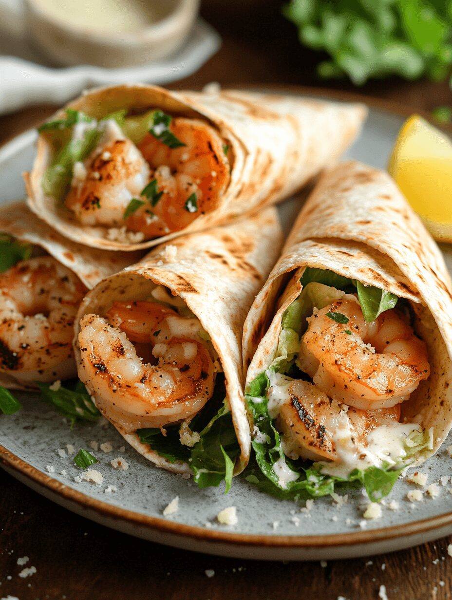 Grilled Shrimp Caesar Wraps Made Easy Recipe