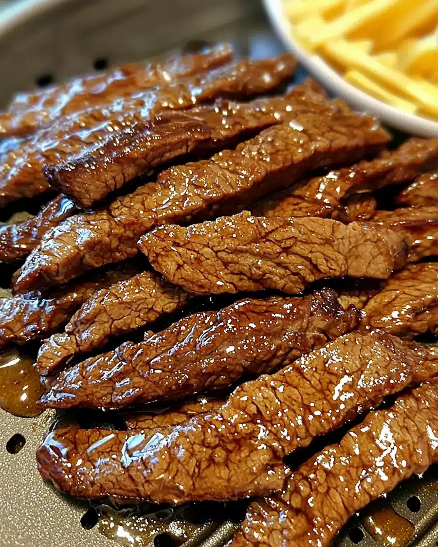 Dinner Just Got Sweet & Sizzling: Honey Glazed Steak Strips in the Air Fryer