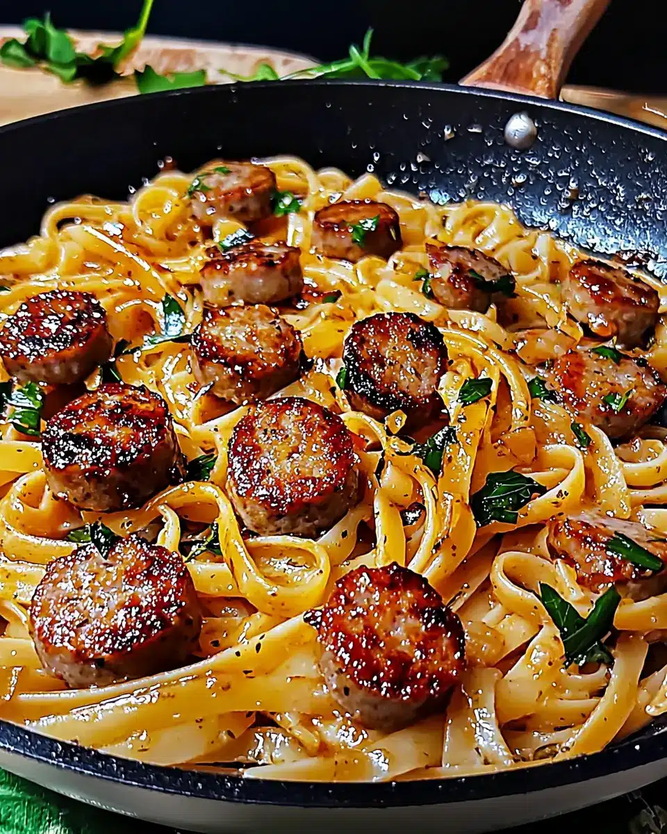 Weeknight Wonder: Sticky Honey Garlic Sausage Pasta Recipe