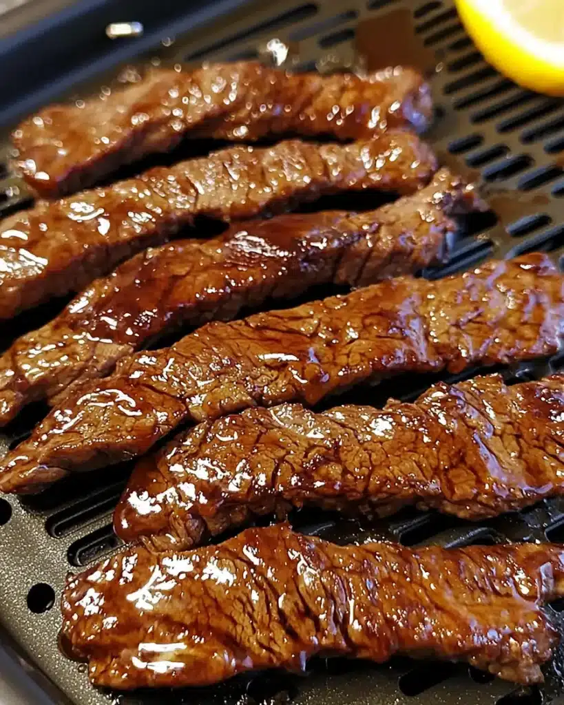 Dinner Just Got Sweet & Sizzling: Honey Glazed Steak Strips in the Air Fryer 3 2 web