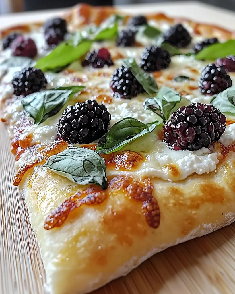 Pizza Blackberry Ricotta Basil: A Sweet and Savory Slice of Heaven for Your Busy Life