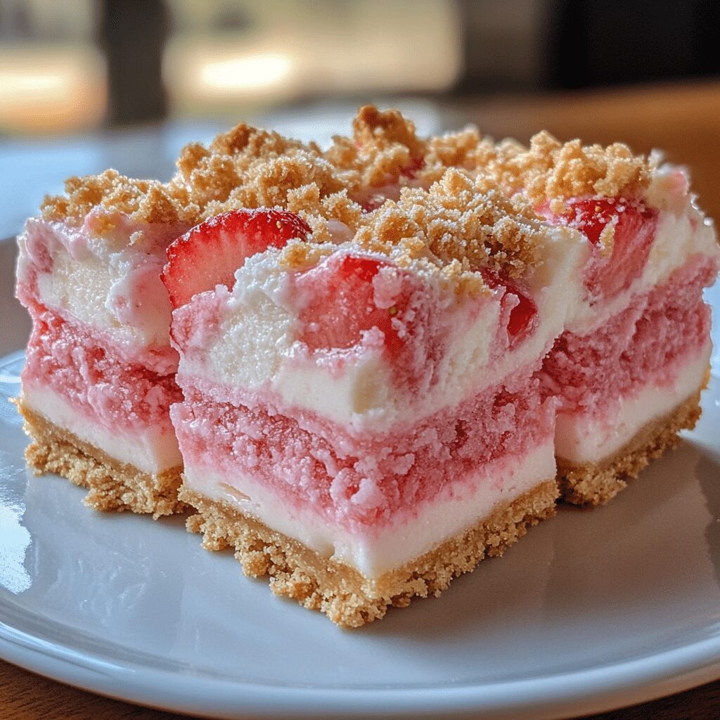 The Best Summer Dessert Recipe: Easy Frozen Strawberry Shortcake Bars