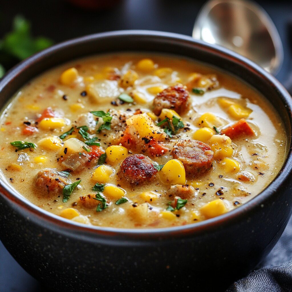 Sausage Corn Chowder – The Ultimate Comfort Soup Recipe for Every Season